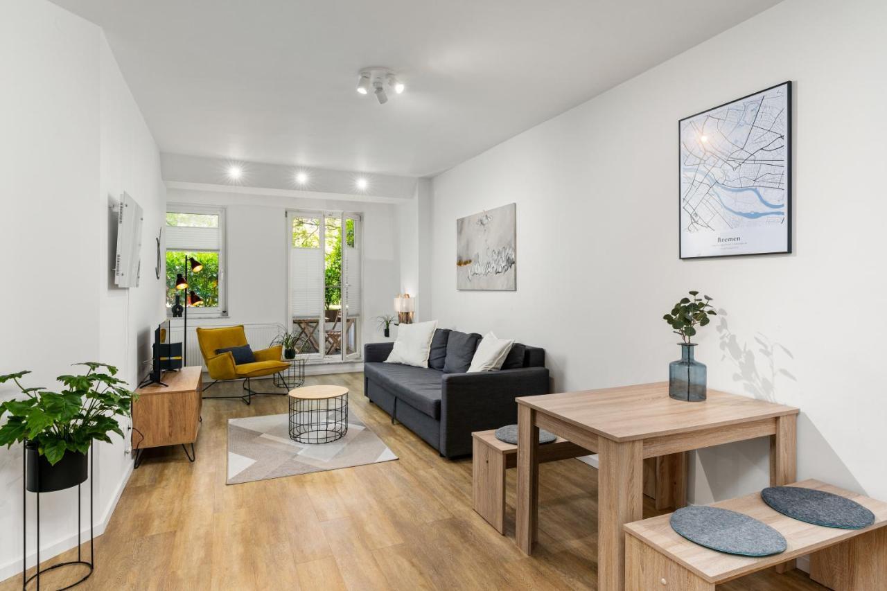 Mel&Bens City Apartment Terrasse Wallanlagen Bremen Exterior foto